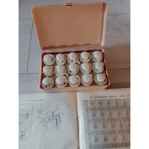 Vintage Deluxe Zigzag Attachment Sewing Machine Cams 30 Attachments